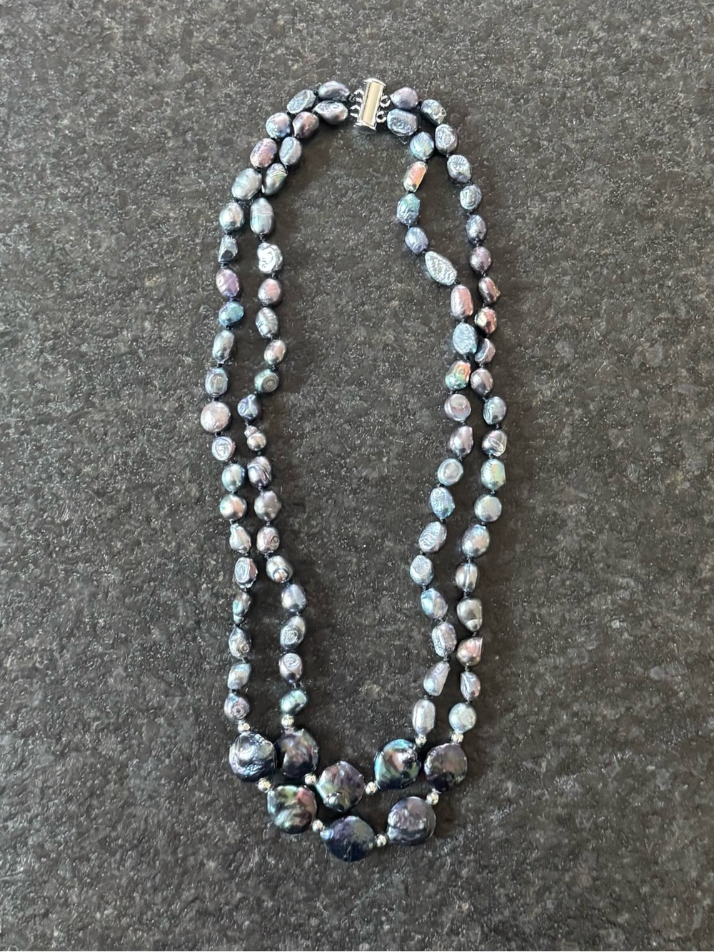NWOT Tuckernuck Black Pearl Necklace